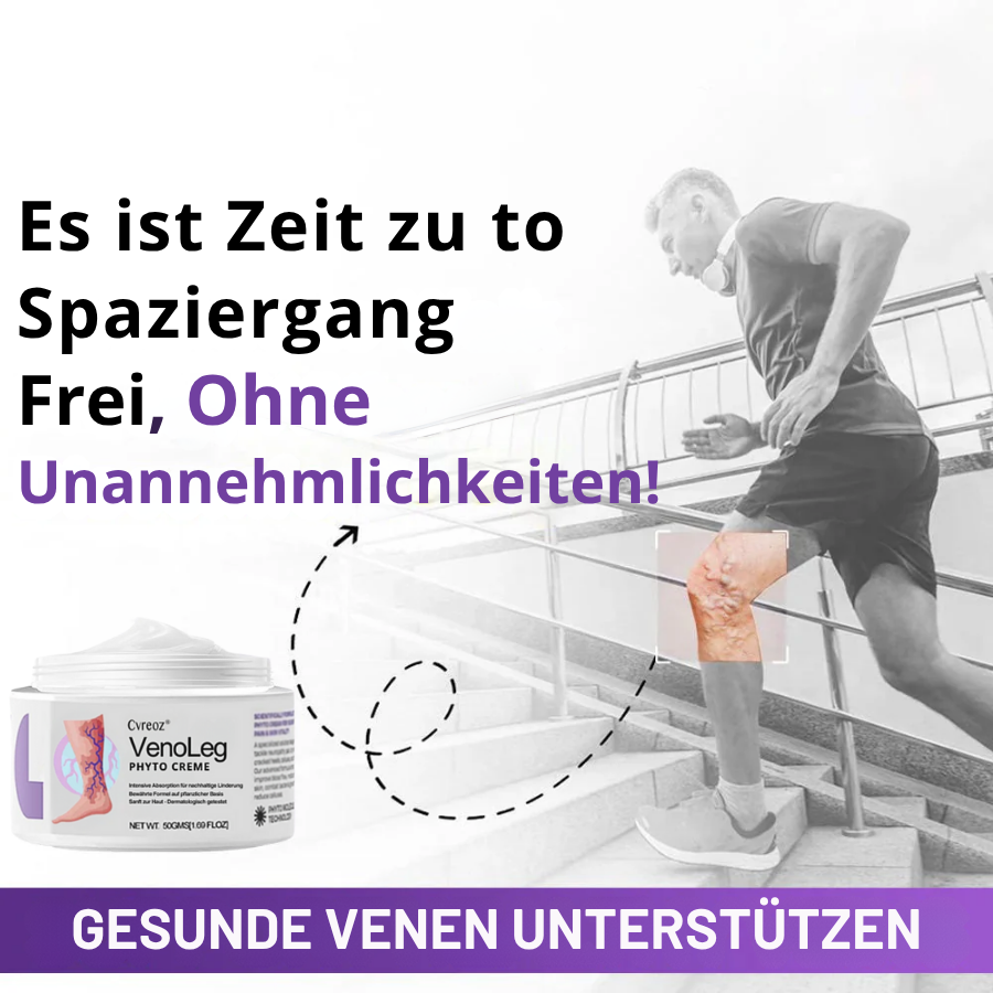 CvreozÂź VenoLeg Phyto Creme - Sichtbare Ergebnisse in nur 4 Tagenđ„