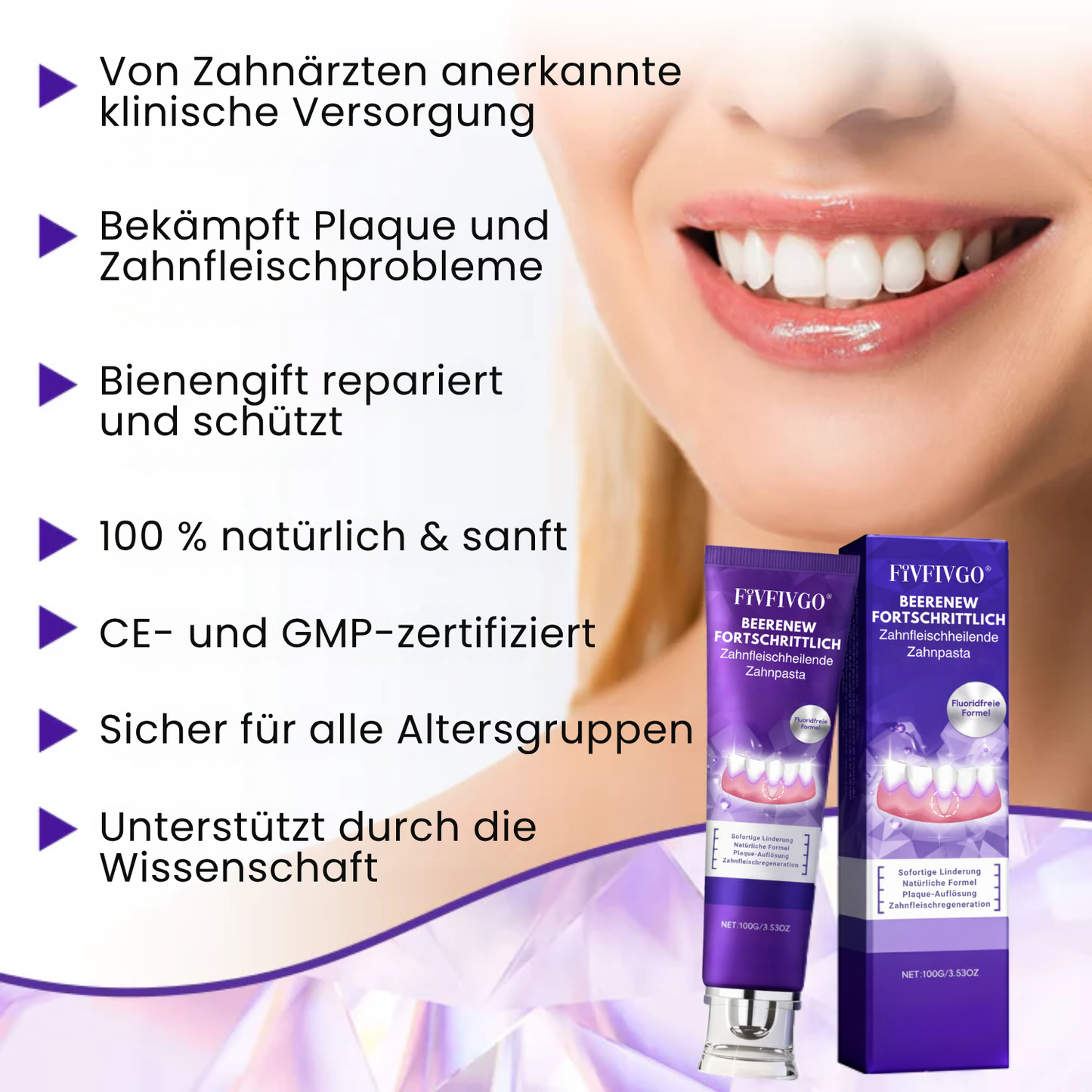 Fivfivgo® BeeRenew Fortschrittlich Zahnfleischheilende Zahnpasta