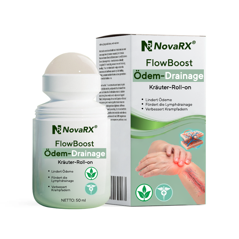 NovaRX® FlowBoost Ödem-Drainage Kräuter-Roll-on