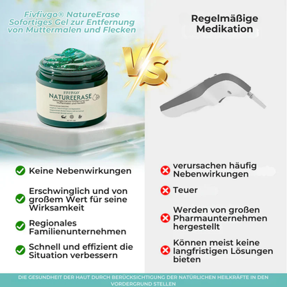 ✅ Offizieller Laden: Fivfivgo® NatureErase Sofortiges Gel zur Entfernung von Muttermalen und Flecken