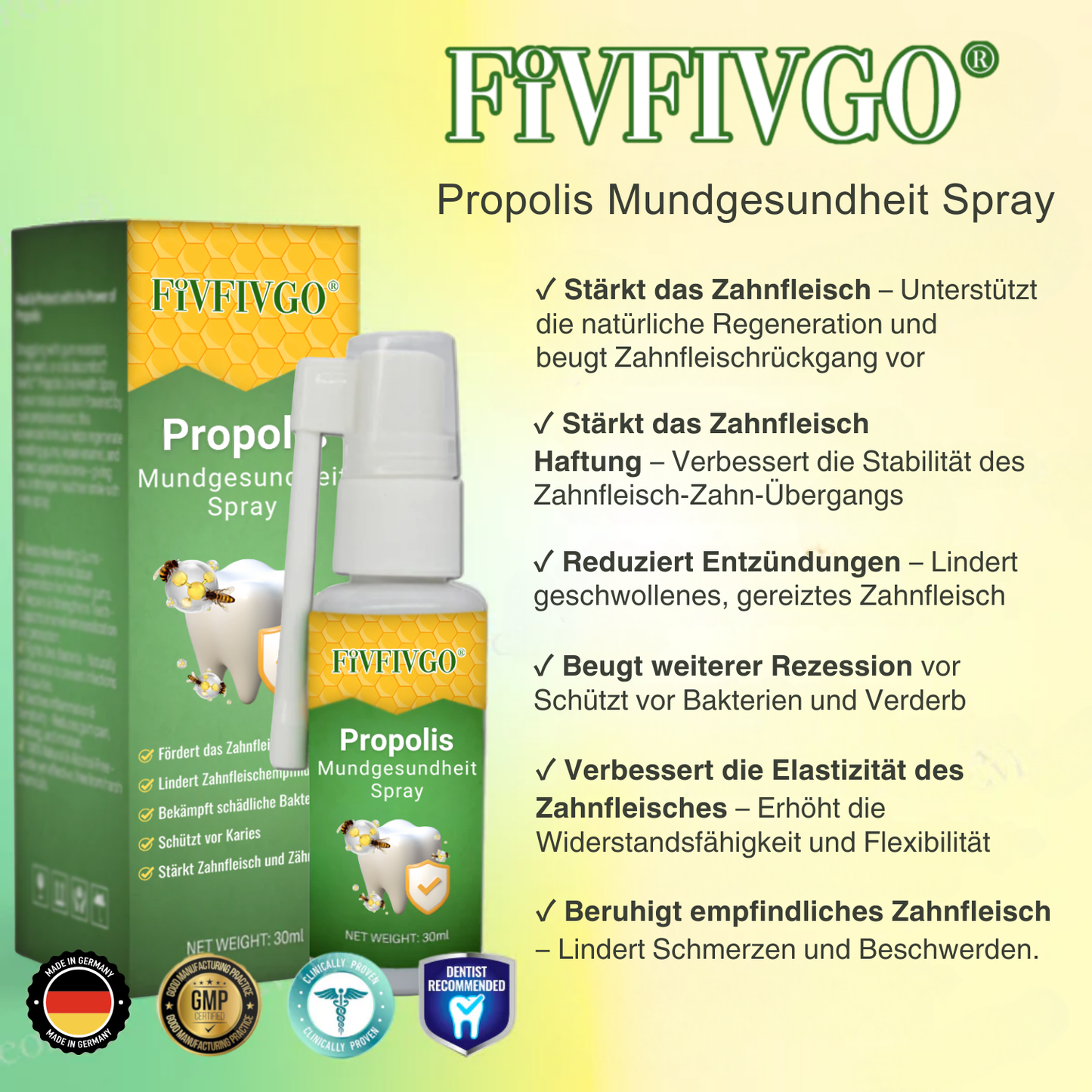 Fivfivgo® Propolis Mundgesundheit Spray