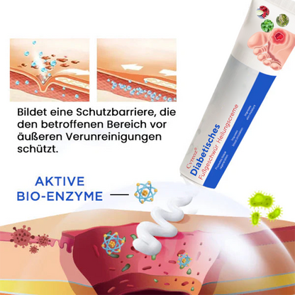 Cvreoz® Diabetisches Fußgeschwür  Heilungscreme