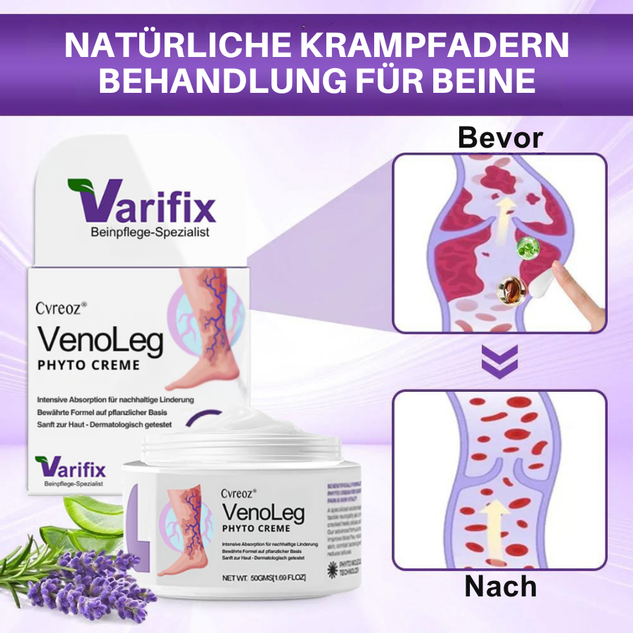 Cvreoz® VenoLeg Phyto Creme - Sichtbare Ergebnisse in nur 4 Tagen🔥