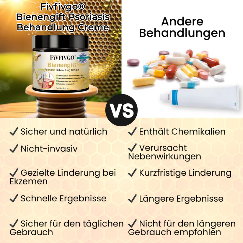 Fivfivgo® Bienengift Psoriasis Behandlung Creme