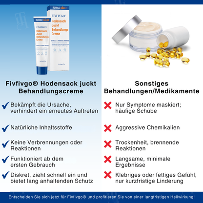 Fivfivgo® Hodensack juckt Behandlungscreme
