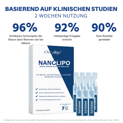 Oveallgo® Nanolipo Genital Warzen Klinische Ampullen PRO