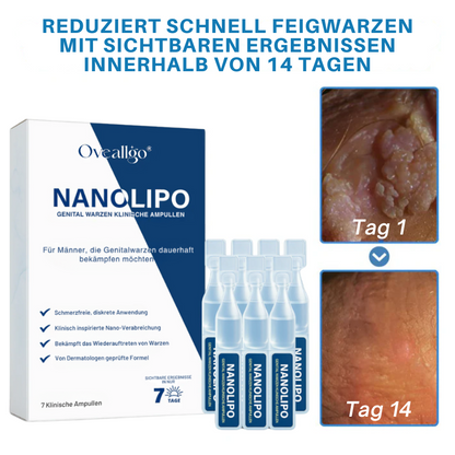 Oveallgo® Nanolipo Genital Warzen Klinische Ampullen PRO