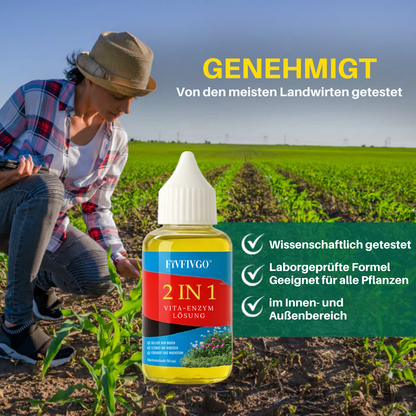 Fivfivgo® 2-in-1-Vita-Enzym 🌱 Repariert und nährt Pflanzen