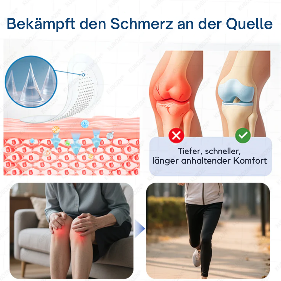 NovaRX® Gelenkentlastung Mikronadelpflaster –  Schnelle Linderung bei Knieschmerzen