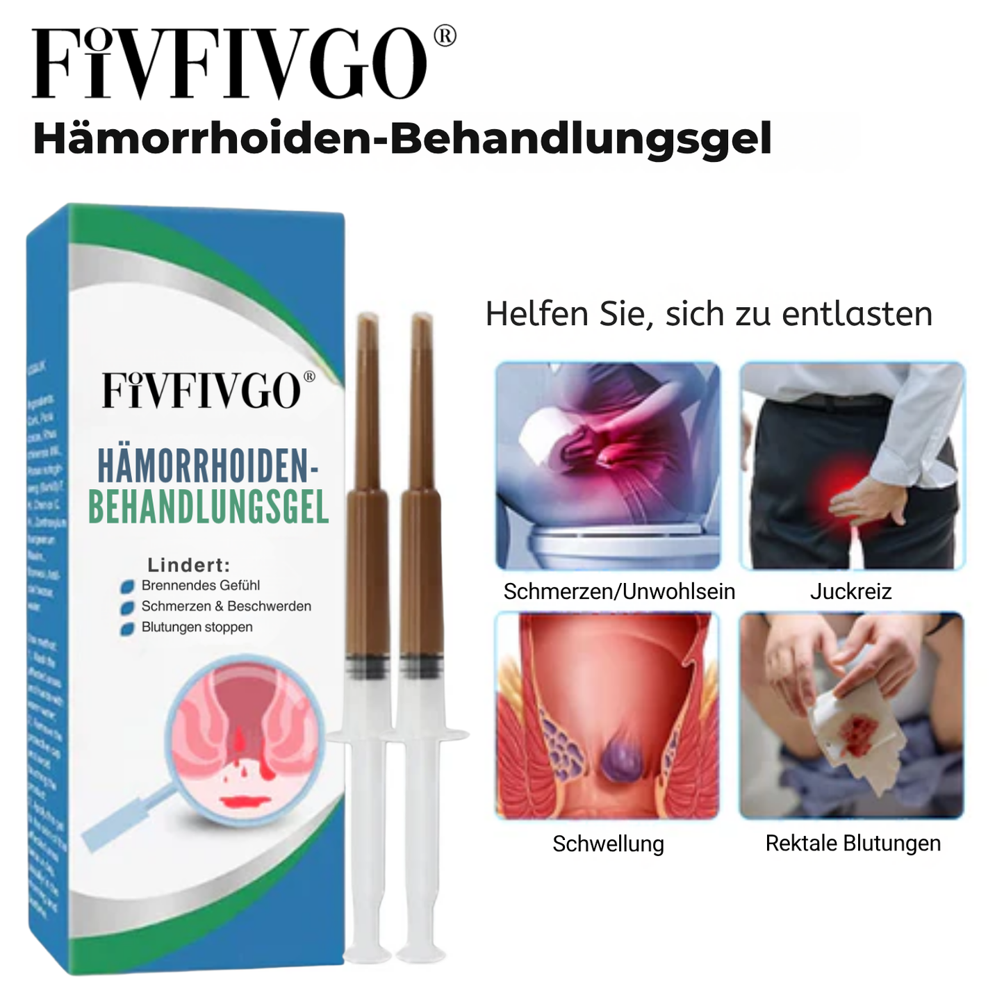 Fivfivgo® Gel zur Behandlung von Hämorrhoiden