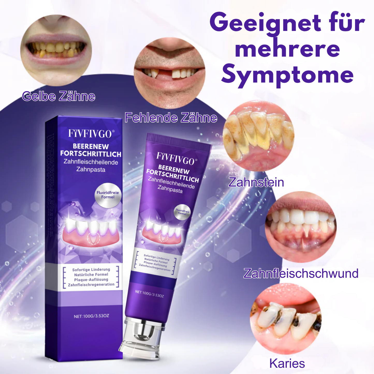 Fivfivgo® BeeRenew Fortschrittlich Zahnfleischheilende Zahnpasta
