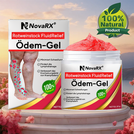 NovaRX® Rotweinstock FluidRelief Ödem-Gel