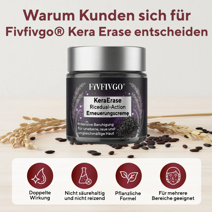 Fivfivgo® KeraErase Ricedual-Action Erneuerungscreme