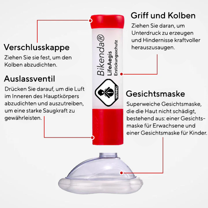 Bikenda® LifeAegis Erstickungsschutz