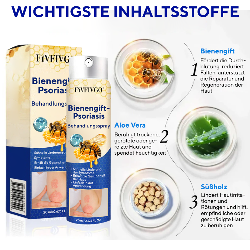 Fivfivgo® Bienengift-Psoriasis-Behandlungsspray