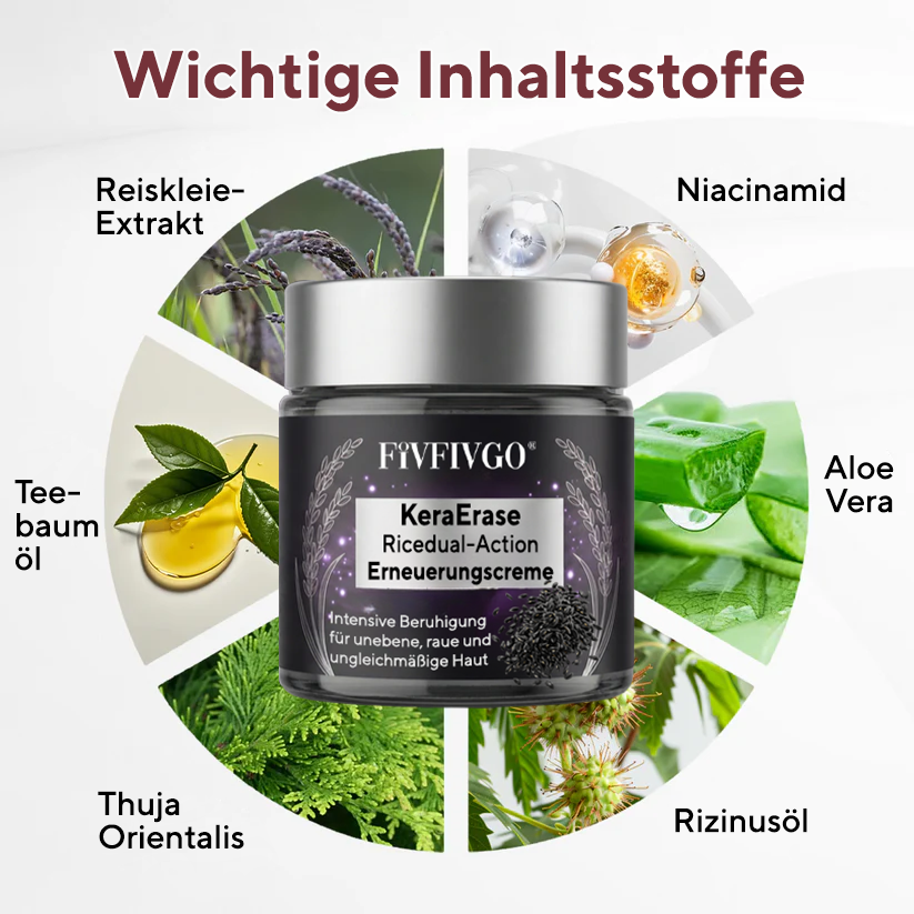Fivfivgo® KeraErase Ricedual-Action Erneuerungscreme