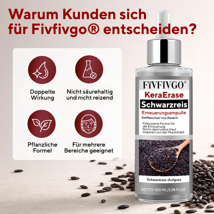 Fivfivgo® KeraErase Schwarzreis-Erneuerungsampulle