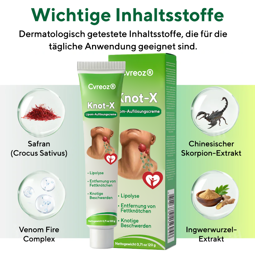 Cvreoz® Knot-X Lipom-Auflösungscreme