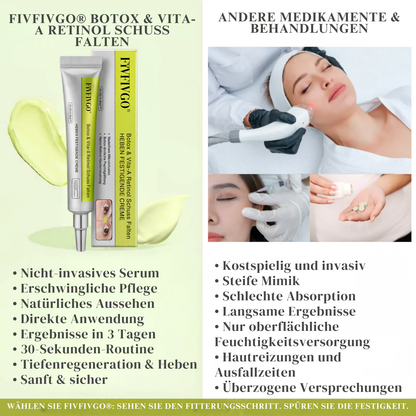 Fivfivgo® Botox & Vita-A Retinol Schuss Falten - Heben Festigende Creme