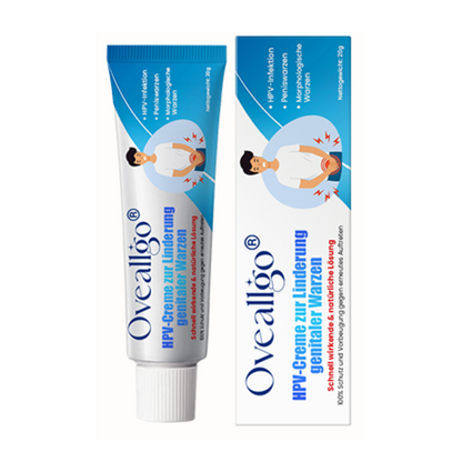 Oveallgo® HPV-Creme zur Linderung genitaler Warzen