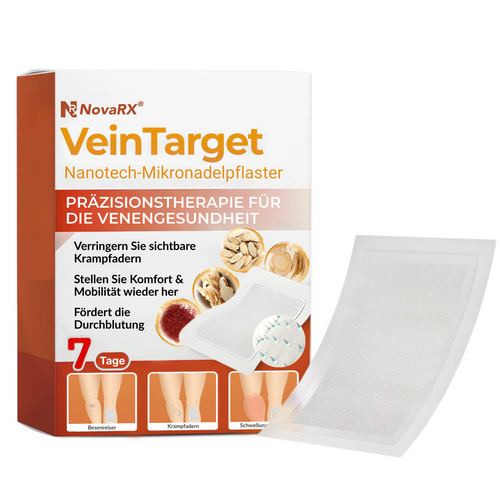 NovaRX® VeinTarget Nanotech-Mikronadelpflaster
