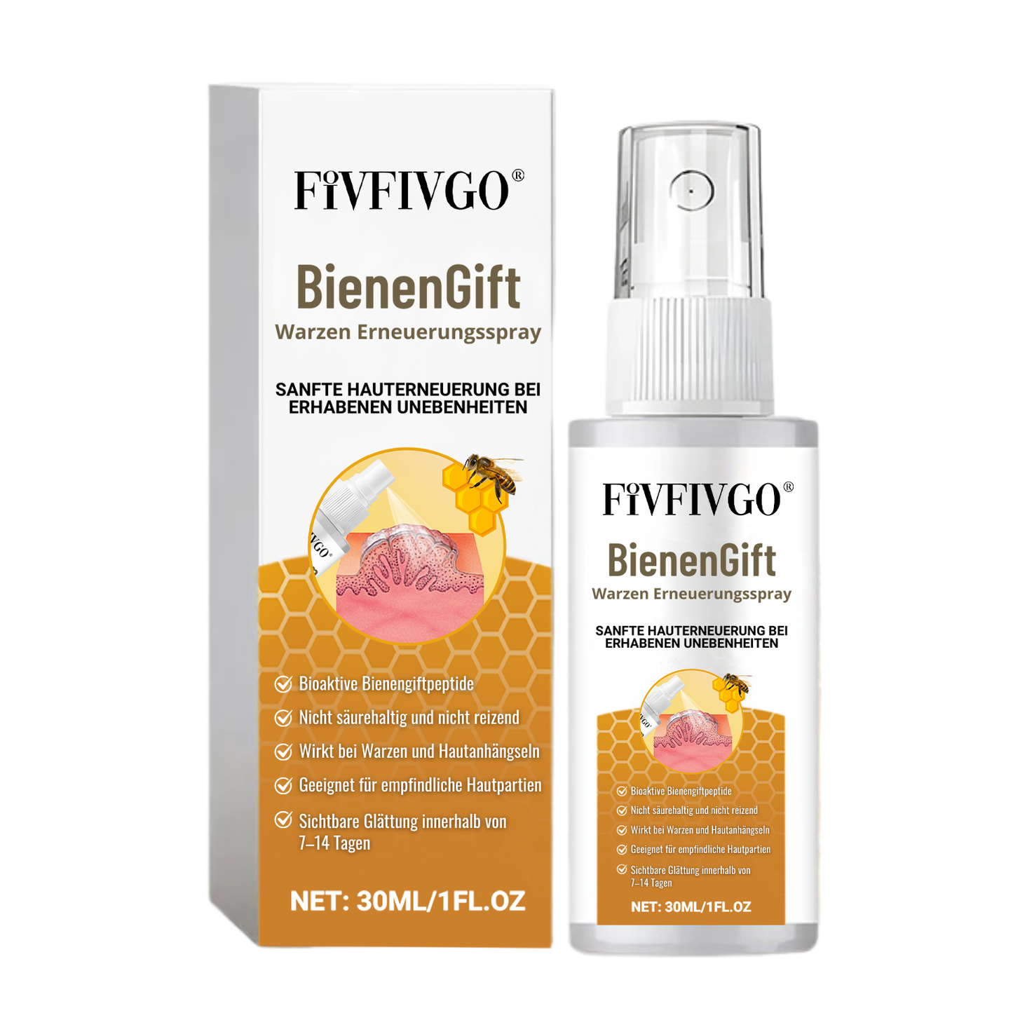 Fivfivgo® Bienen-Gift-Warzen-Erneuerungsspray