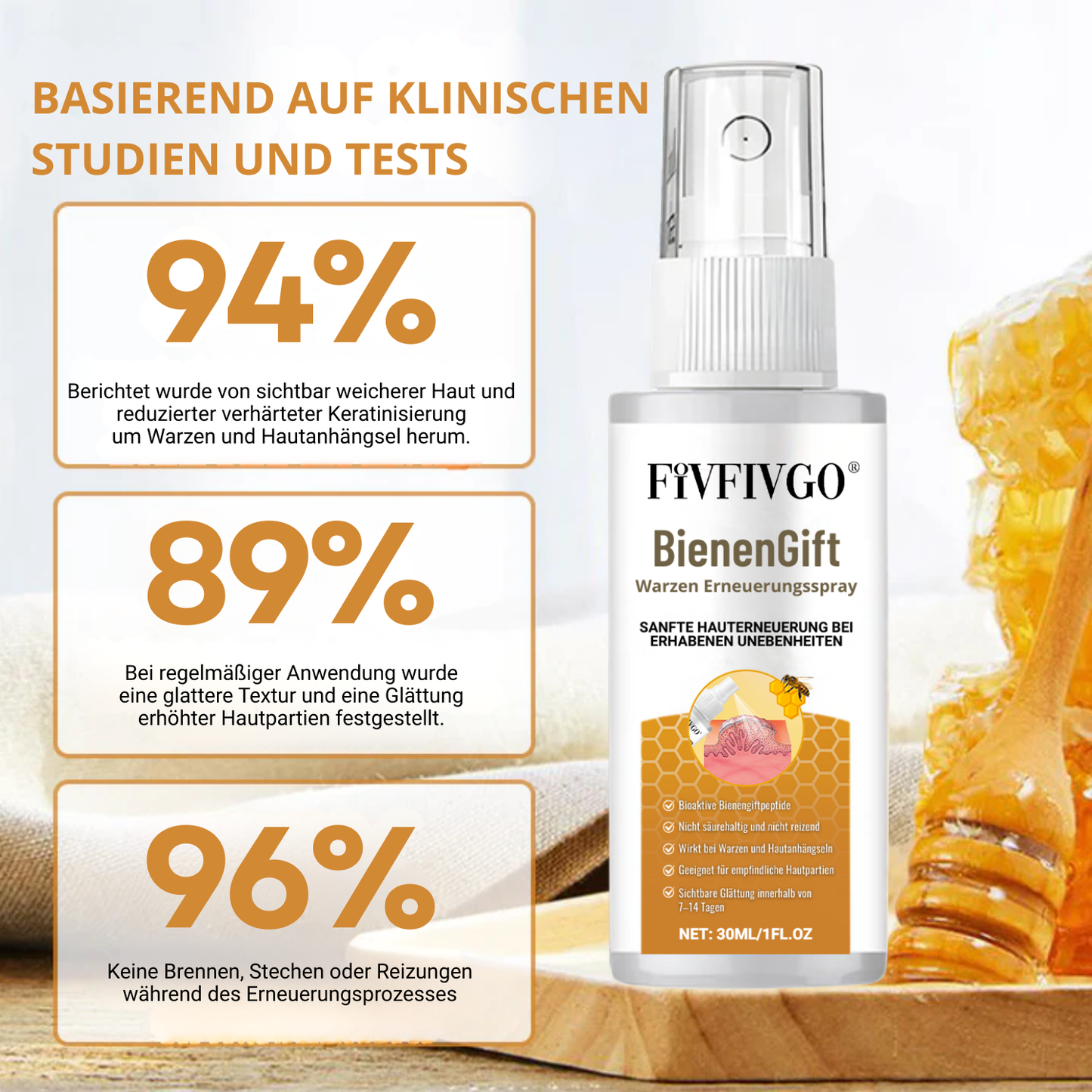 Fivfivgo® Bienen-Gift-Warzen-Erneuerungsspray