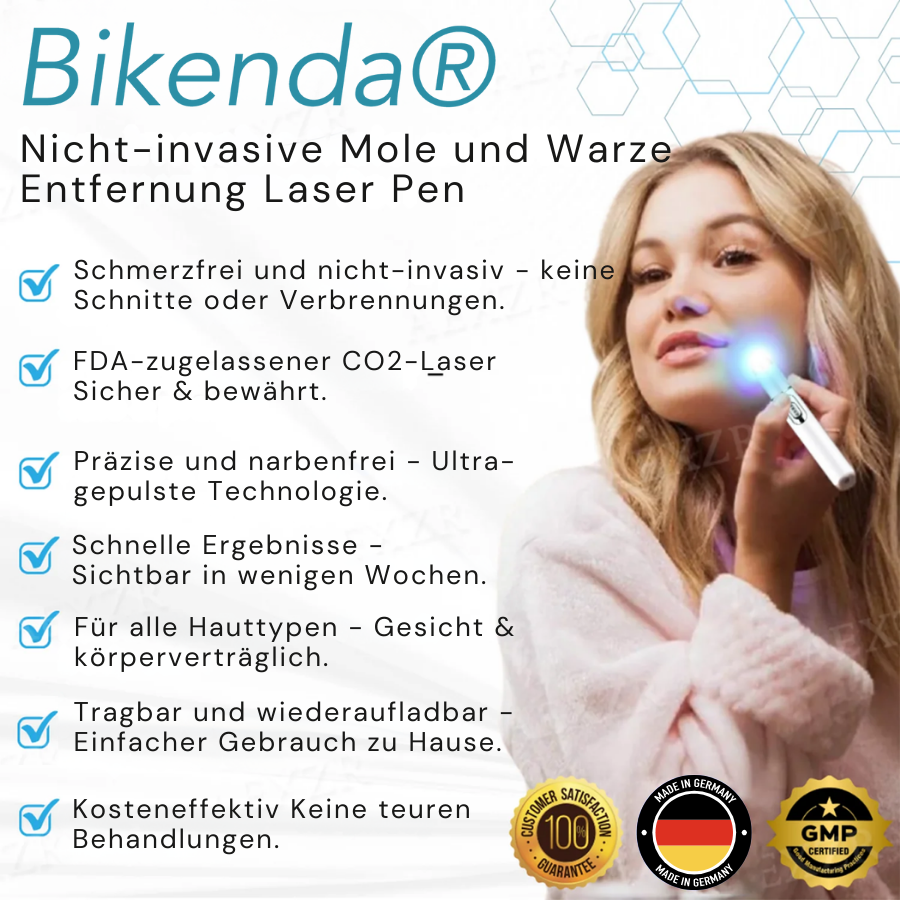 Bikenda® PRO Nicht-invasiv Leberfleck- und Warzenentfernungs-Laserstift