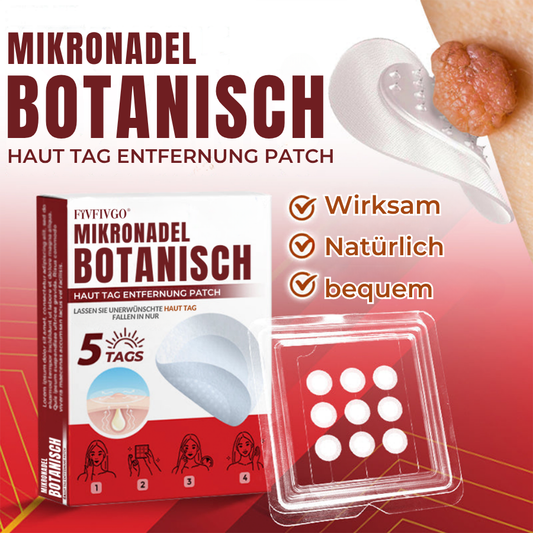 Fivfivgo® MikroNadel Botanisch Haut Tag Entfernung Patch 🇩🇪 Hergestellt in der Deutschland