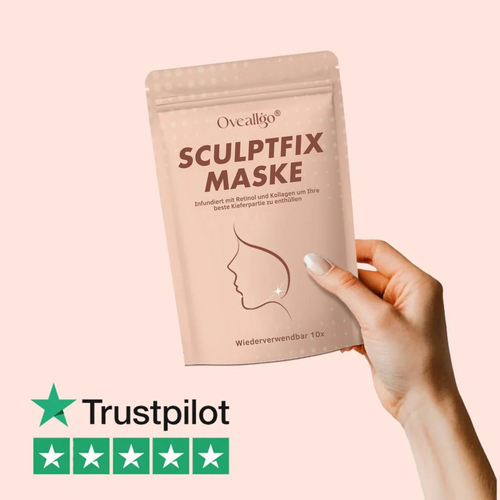Oveallgo® SculptFix Maske Infundiert mit Retinol und Kollagen um Ihre beste Kieferpartie zu enthüllen
