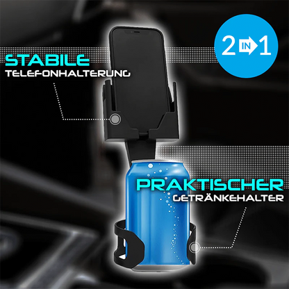 Telefon- und Becherhalterung