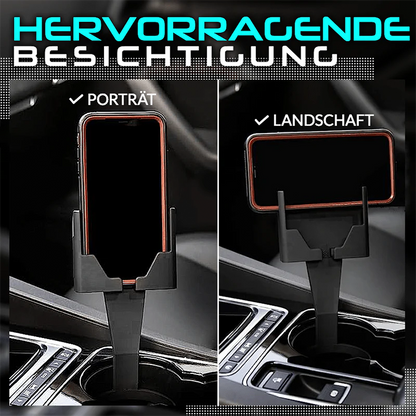 Telefon- und Becherhalterung